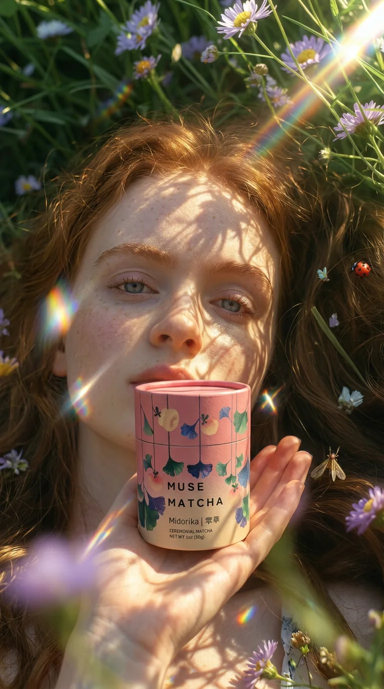 Tin held in a meadow
